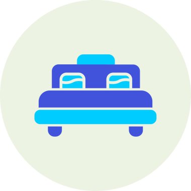 Otobüs. Web simgesi basit illüstrasyon