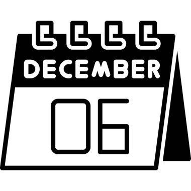 Takvim simgesi, takvimin vektör illüstrasyonu