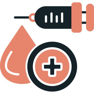 kan damlası vektör çizimi