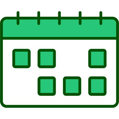 olay takvimi simgesi ana hat biçiminde