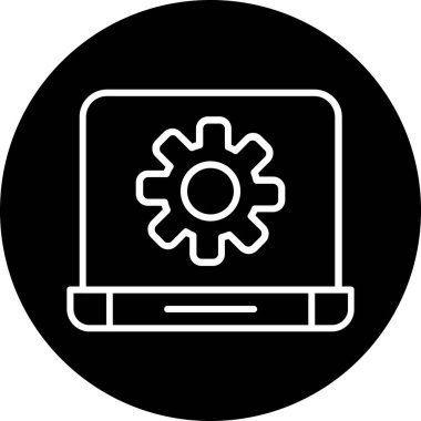 seo modern simgesinin vektör illüstrasyonu