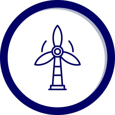 yel değirmeninin vektör çizimi