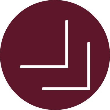 ok simgesi vektör illüstrasyonu