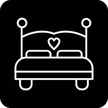 Yatak vektör simge tasarlamak