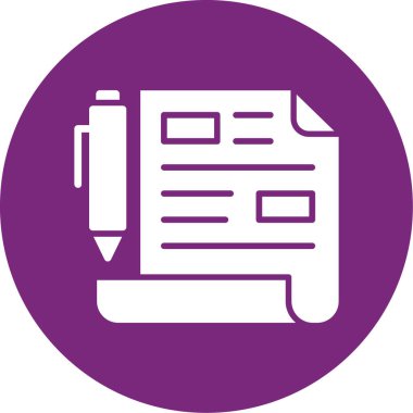 Dosya simgesinin vektör illüstrasyonu