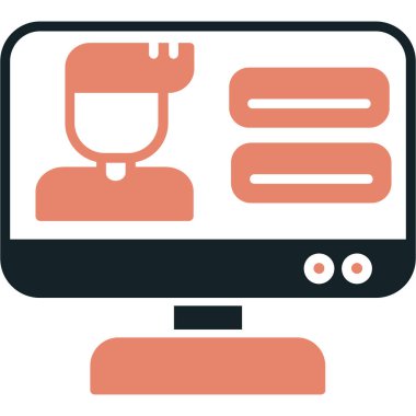 seo modern simgesinin vektör illüstrasyonu