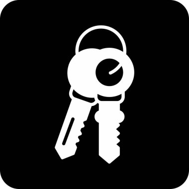 anahtar web simge vektör çizim