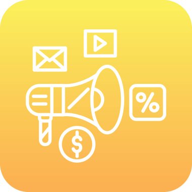 megafon ve hoparlör simgesi.