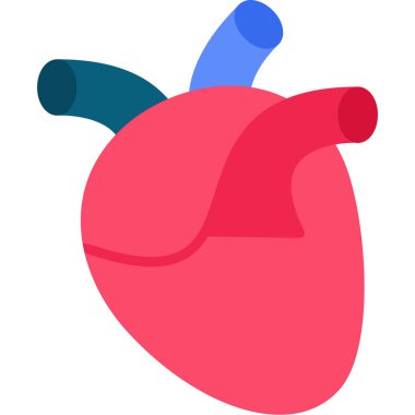 kalp simgesi, vektör illüstrasyonu