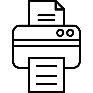 belge dosya simgesi dış hat vektörü. klasör dosyası. bilgisayar belgesi