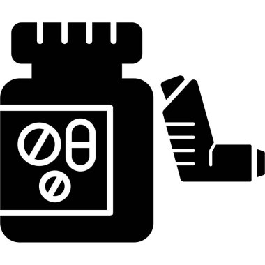 Tıbbi termometreyi tutan bir elin vektör çizimi