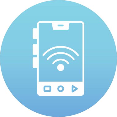 - Telefon. Web simgesi basit illüstrasyon