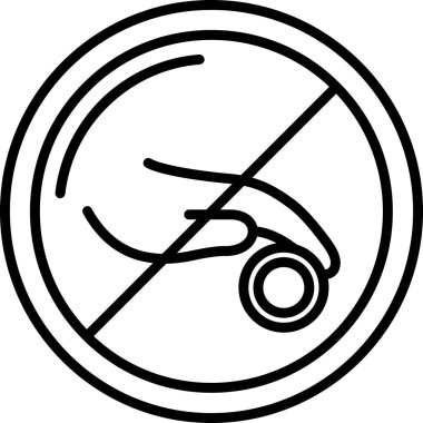 Anahat stili yok yasaktır işareti simgesi