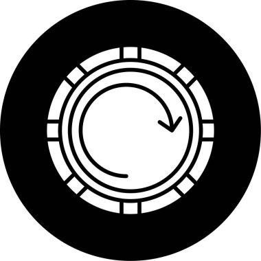 CD diski. Web illüstrasyonu basit tasarım