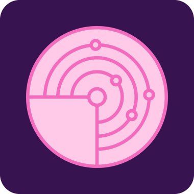 Hedef. Web simgesi basit tasarım