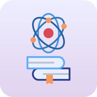 Bilim simgesi vektör illüstrasyonu