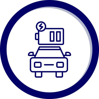 - Araba. Web simgesi basit illüstrasyon