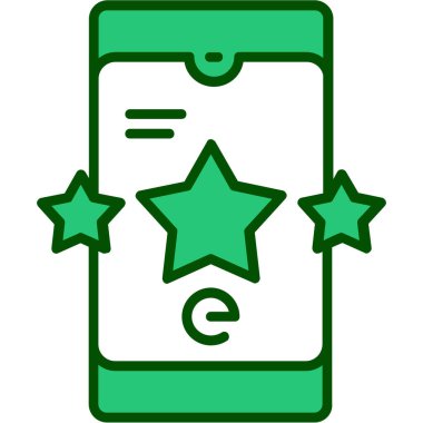 yıldız simgesi vektör illüstrasyonu