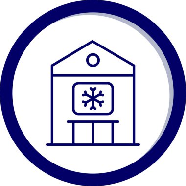 Benzersiz modern simge, vektör çizimi