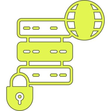 Kilit simgesi. vektör illüstrasyonu