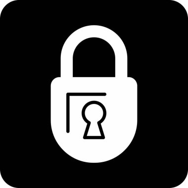 ikon vektör illüstrasyonunu kilitle