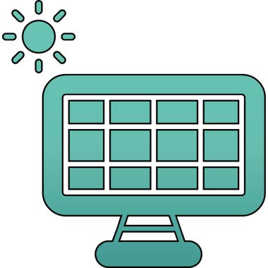 seo modern simgesinin vektör illüstrasyonu