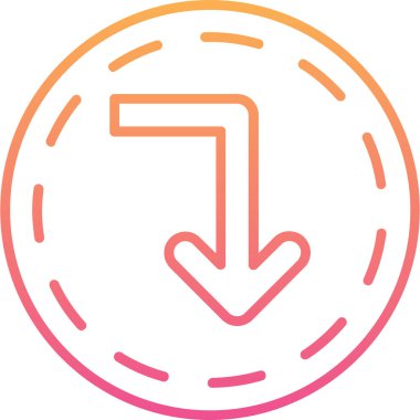 ok simgesi vektör illüstrasyonu