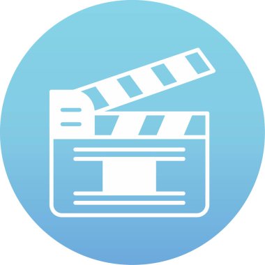 sinema web simgesi, vektör çizim