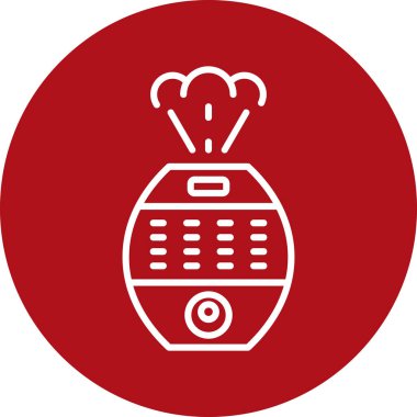 Takvim simgesinin vektör illüstrasyonu