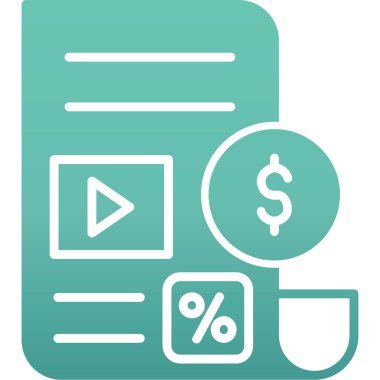 Dolar simgesi vektör illüstrasyonu