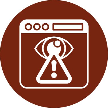 CCTV konseptinin basit simgesi