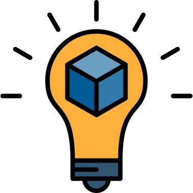 fikir yaratıcı fikir simgesi