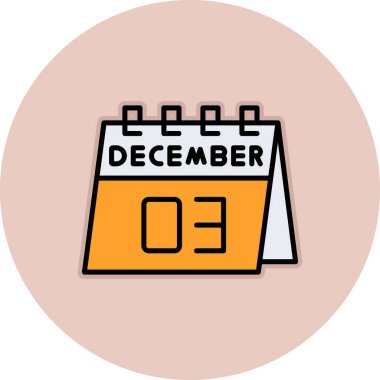 Takvim simgesi beyaz arkaplanda izole edildi. 10 saniye..