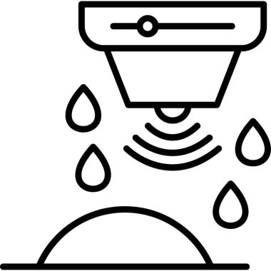 Su damlası. Basit resimleme