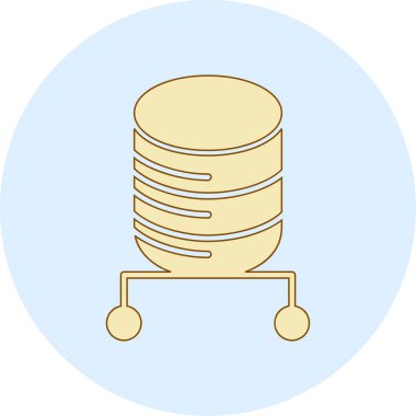 Çizgi film simgesinin vektör çizimi