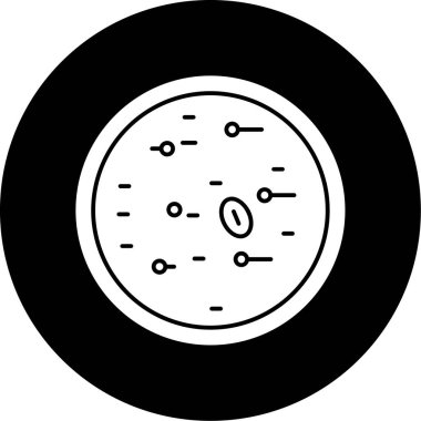 Saat. Web simgesi basit illüstrasyon