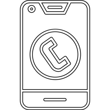 Çağrı merkezi simgesine sahip akıllı telefon, özet biçimi