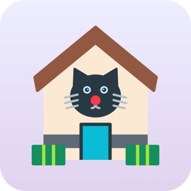 Büyük kırmızı gözlü kedi.