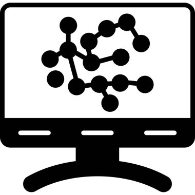 ağ web simgesi, basit vektör illüstrasyonu