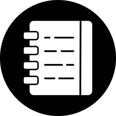 Kitap. Web simgesi basit illüstrasyon