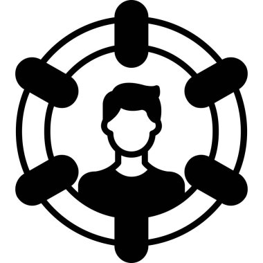 seo modern simgesinin vektör illüstrasyonu