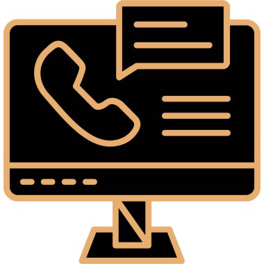 Telefon vektör simgesini ara