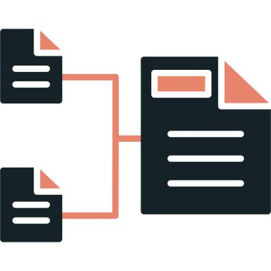 dosya biçimi simgesi, vektör illüstrasyonu
