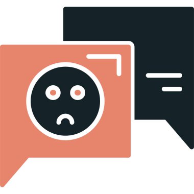 Mesaj var. Web simgesi basit illüstrasyon