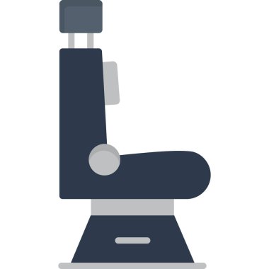 Mikroskop simgesi. Web tasarımı için mikroskop vektör simgelerinin basit çizimi