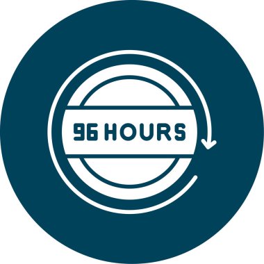 vektör 65 gün simgesi