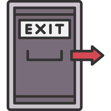 çıkış simgesi çizimi