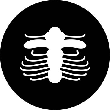 Böcek simgesinin vektör illüstrasyonu