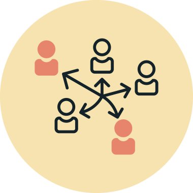 şebeke. Web simgesi basit illüstrasyon