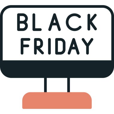 Siyah Cuma vektör simgesi